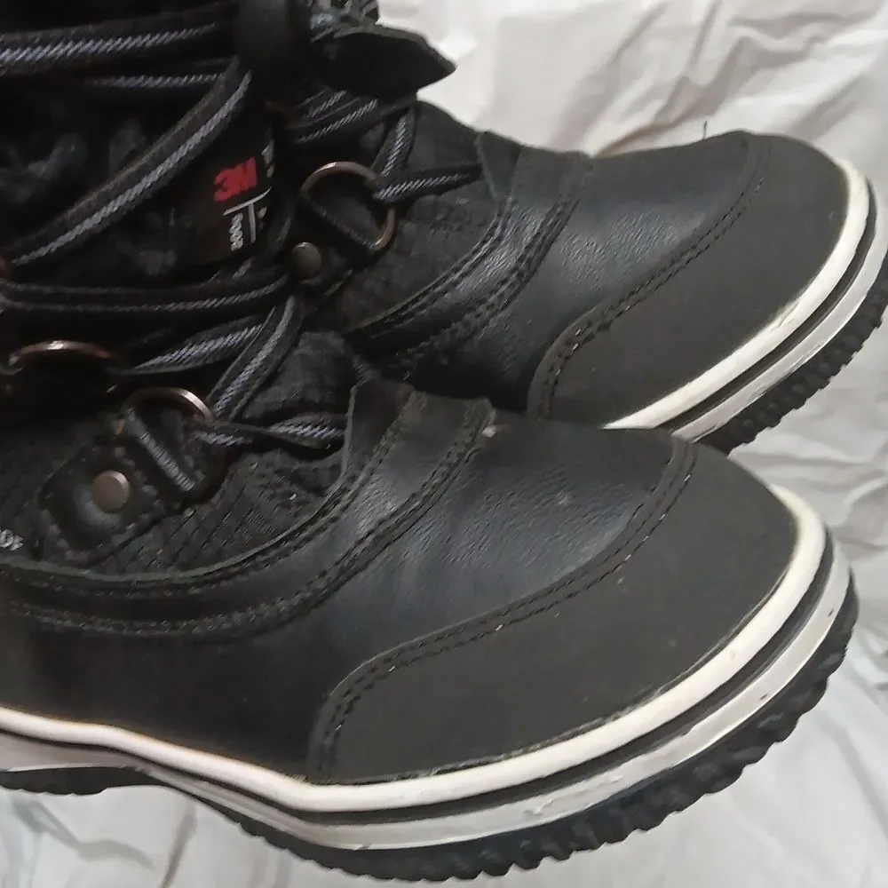 Tamarack Black Thinsulate Watee Resistant Impermeable Snow Boots Toddler Sz 10